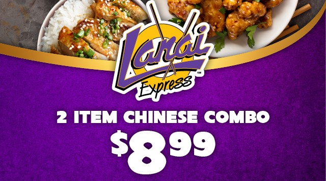 2-Item Chinese combo - just $8.99